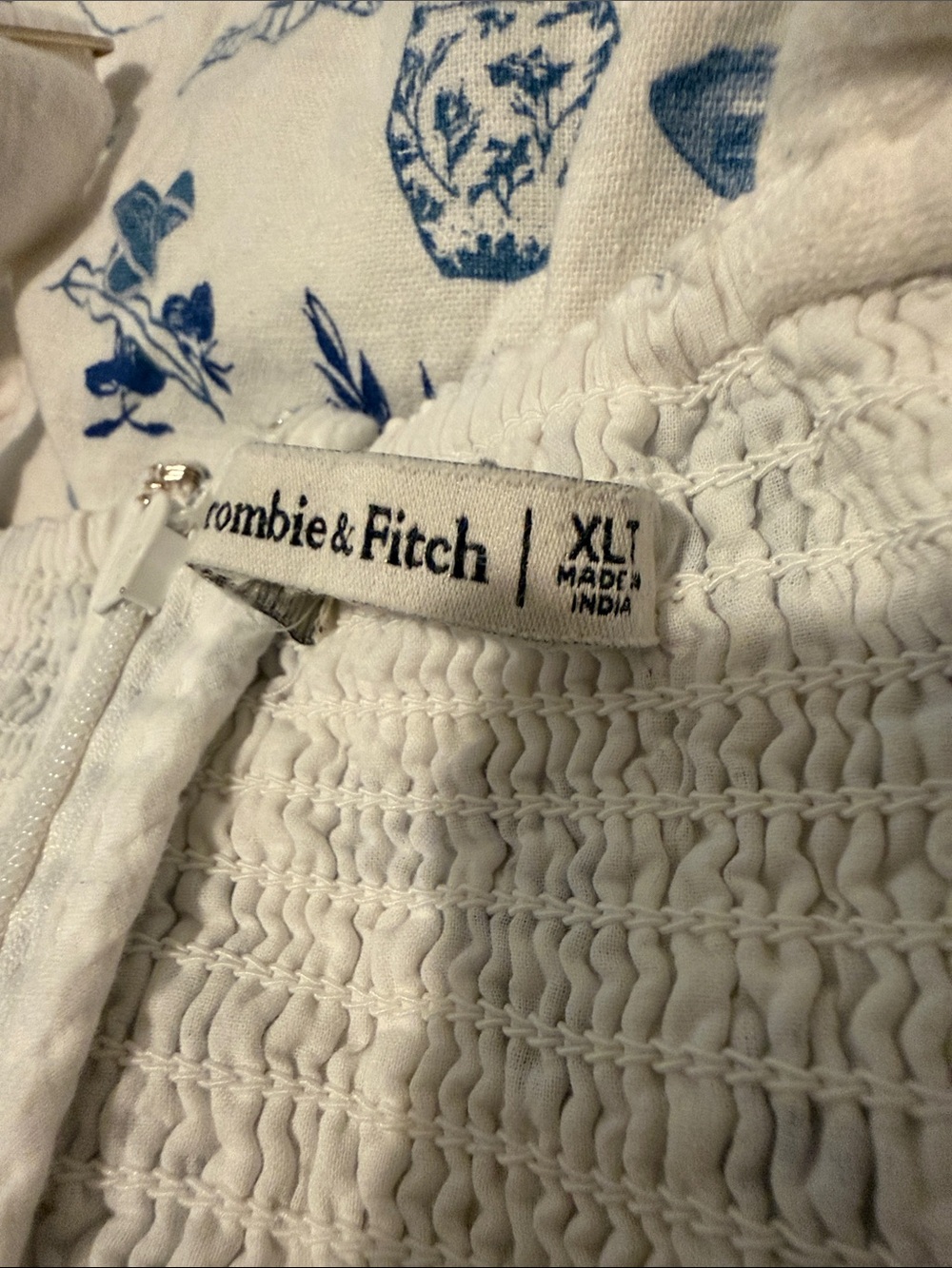 Abercrombie & Fitch Linen-Blend Wide Strap Mini Dress - Picture 4 of 15